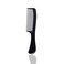 Large Wide Tooth 8 1/2-Inch Long Comb for Detangling Dry or Wet Hair with Round Handle for Men, Women and Kids, Curly Wavy Straight Long Hair, Black &ndash; Pack of 6