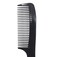 Large Wide Tooth 8 1/2-Inch Long Comb for Detangling Dry or Wet Hair with Round Handle for Men, Women and Kids, Curly Wavy Straight Long Hair, Black &ndash; Pack of 6