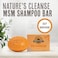 Grassfed Beauty MSM Shampoo Bar, Natural Shampoo Bar, pH Balanced and Non-Stripping Bar Shampoo, Suitable for All Hair Types, Citrus, 4 oz