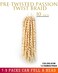 10 Inches 8 Packs Pre Looped Pretwisted Passion Twist Crochet Hair,Blonde Off-white,Soft Hair Extensions Braided by Synthetic Spring Kinky Twist Bohemian Curls(10"-8 Packs,613#)