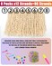10 Inches 8 Packs Pre Looped Pretwisted Passion Twist Crochet Hair,Blonde Off-white,Soft Hair Extensions Braided by Synthetic Spring Kinky Twist Bohemian Curls(10"-8 Packs,613#)