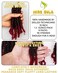10 Inches 8 Packs Passion Twist Hair-Ombre Burgundy Pre-twisted Passion Twists,Pre-Looped Crochet Hair Spring twist Hair Extensions(10 Inch(Pack of 8), TBUG)