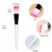 100Pcs DIY Compressed Cotton Face Mask Sheet Grain, Dry Mask Paper Face Cotton Mask Sheet with Free of Mask Bowl, Mask Stick, Silicone Brush, Soft Bristle Brush