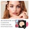 3PCS Mushroom Head Air Cushion CC Cream Foundation,Moisturizing BB Cream Foundation Makeup,Waterproof Full Coverage Foundation,Moisture Cushion CC Cream Concealer with 3 Makeup Sponges(Natural)