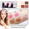 6PCS Cream Blush Sticks,Multi-Use Contour Sticks for Blush,Highlighter &amp; Bronzer Contour,Natural Matte &amp; Glitter Finishing Contour Stick,Waterproofing Face Makeup Stick Set with Makeup Sponge