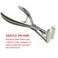 Tape in Hair Extensions Plier 1pc Silvery Stainless Steel Professional Flat Surface Sealing Hair Extension Tools for Women Hair Extension Tools