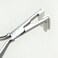 Tape in Hair Extensions Plier 1pc Silvery Stainless Steel Professional Flat Surface Sealing Hair Extension Tools for Women Hair Extension Tools
