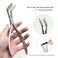 Tape in Hair Extensions Plier 1pc Silvery Stainless Steel Professional Flat Surface Sealing Hair Extension Tools for Women Hair Extension Tools