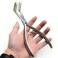 Tape in Hair Extensions Plier 1pc Silvery Stainless Steel Professional Flat Surface Sealing Hair Extension Tools for Women Hair Extension Tools