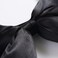 Bubbmi Huge Satin Hair Bow Headband, Oversized Black Bow Hair Hoop, Party Festival Costume Headpiece for Teen Girls Women(satin black)