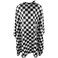 Barber Cape for Men Haircut Cape with Snap Closures Professional Salon Cutting Cape Large Waterproof Hairdressing Cape Gown Apron for Hairstylist- 63&rdquo;&times; 56&rdquo;(CHECKED PATTERN)