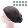 Hair Nets,Reusable Hairnets - Food Service/Work Long Hair/Sleep/Nurses,MOIKY Kitchen Beauty Home Elastic Mesh Hair Head Cover Net(10 pcs,Black)