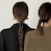 3 Pcs Leather Spiral Lock Bendable Wire Hair Ties Wrap Ponytail Braid Holders Stand Hair Band French Styling Hair Hairbands Rope Ponytail Decor Accessory for Women Girls