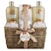 Home Spa Gift Basket - White Rose &amp; Jasmine - Luxurious 11pc Bath &amp; Body Set For Men &amp; Women, Contains Shower Gel, Bubble Bath, Body Lotion, Scrub, Bath Salt, 4 Bath Bombs, Loofah &amp; Basket