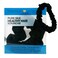 Hannah Grace pure 100 percent silk elastic hair tie band scrunchies 2 pcs pack 1 large 1 small girls women hair ties scrunchie Black