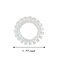 9pcs Matte spiral hair ties Phone Cord Hair Ties for Women and Girls,Coil Ponytail hair ties,Comfortable wear-resistant hair ring Waterproof hair tie (White)