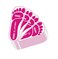 Pink 60Pairs(120Feets)Disposable Spray Tanning Feet Pads for Hygienic Foot Protectors,Comfortable &amp; Hygienic Spray Tan Pads Feet-Specifically for the Spray Tanning Industry or Salon,One Size-Non Slip
