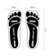 CHNELSS Black 60Pairs(120Feet)Disposable Spray Tanning Feet Pads for Hygienic Foot Protectors, Comfortable &amp; Non-Slip, One Size, Medium Deep Skin Tone