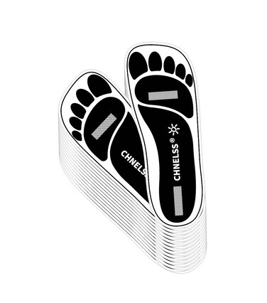 CHNELSS Black 60Pairs(120Feet)Disposable Spray Tanning Feet Pads for Hygienic Foot Protectors, Comfortable &amp; Non-Slip, One Size, Medium Deep Skin Tone