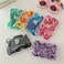 Cotton Fabric Hair Bands, 50pcs DIY Elastic Ponytail Holders For Girls Seamless No Damage Hair Ties for Thin Hairs (Pink)