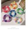 Cotton Fabric Hair Bands, 50pcs DIY Elastic Ponytail Holders For Girls Seamless No Damage Hair Ties for Thin Hairs (Purple)