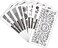8pcs Nail Stamp Plates + Nail Stamper with Scraper+ 1 Pcs Storage Bag Nails Art Stamping Plate Scraper Stamper Set Leaves Flowers Animal Nail Plate Template Image Plate (V17-24)