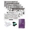 8pcs Nail Stamp Plates + Nail Stamper with Scraper+ 1 Pcs Storage Bag Nails Art Stamping Plate Scraper Stamper Set Leaves Flowers Animal Nail Plate Template Image Plate (V17-24)