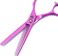5.5 inch Pink Hair Cutting Scissors Set with Razor, Leather Scissors Case,Hair Cutting Shears Hair Thinning Shears for Female Hairdresser or Home Use