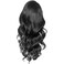 Newooh Long Wavy Wig African Ladies Curly Hair Wig Wavy Curls Wig Lace Front Wig for Women