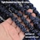 Blue Pretwisted Passion Twist Crochet Hair 14 Inch 8 Packs Pre-looped Ombre Blue Crochet Hair Water Wave Passion Twist Braiding Hair Extensions for Black Women