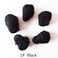 50pcs Hairnets Hair Net For Bun Invisible Elastic Edge Mesh 20inch 50cm (Bulk Packing,Black)