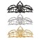Metal Hair Clips for Halloween, 4.1inch Spider Hair Claw Clips, Non-Slip Barrettes Jaw Hair Styling Grip Clamps Bow Hair Accessories for Women Ladies (3 Pack)