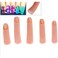 5Pcs Silicone Fake Finger Acrylic UV Gel Nail Art Practice Manicure False Fingers Fake Finger with Magnet for Hand Nail Art Training Display Tools