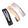 30Pcs No Slip Metal Snap Hair Clips Grips Hair Barrettes Rectangle BB Clips for Girls Women Hair Accessories, 60mm (Silver, Black and Rose Gold)
