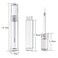 6Pcs 5ml DIY Lip Gloss Tube with Brush Wand Clear Crystal Empty Refillable Lip Gloss Glaze Round Tubes Bottles Sample Bottles Containers for DIY Lip Gloss Balm Cosmetic