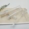 6Pcs 5ml DIY Lip Gloss Tube with Brush Wand Clear Crystal Empty Refillable Lip Gloss Glaze Round Tubes Bottles Sample Bottles Containers for DIY Lip Gloss Balm Cosmetic
