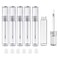 6Pcs 5ml DIY Lip Gloss Tube with Brush Wand Clear Crystal Empty Refillable Lip Gloss Glaze Round Tubes Bottles Sample Bottles Containers for DIY Lip Gloss Balm Cosmetic