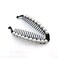 3Pcs Faux Pearl Rhinestone French Banana Clip Ponytail Vertical Clip Hair Clincher Hair Comb Fishtail Clip Grips Clamp Headwear Styling Hair Accessories for Women Teen Girls, Black