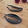 3Pcs Faux Pearl Rhinestone French Banana Clip Ponytail Vertical Clip Hair Clincher Hair Comb Fishtail Clip Grips Clamp Headwear Styling Hair Accessories for Women Teen Girls, Black