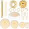 Blonde Hair Base Sponge Invisible Clip Comb Bump It Up Volume Tool Bun Donut Styling Insert Hair Extensions Accessories