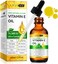 Vitamin E Oil for Face, Pure Vitamin E Oil - 75,000 IU, Vitamin E Oil for Scars Hair, Face, Nail, Reduce Fine Lines &amp; Scars, Moisturizing Skin, Cold Pressed Organic Vitamin E Oil