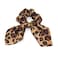4 Pack Leopard Print Bunny Ears Hair Scarf Bow Ponytail Holder Hair Scrunchies Animal Print Scrunchies Elastic Hair Ties Hair Bands Hair Accessories Girls for Dance,Long Blonde Hair