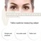 Vernier Caliper Waterproof Plastic Eyebrow Permanent Makeup Ruler Students Experimental Measurement Tools For Permanent Makeup Tattoo Eyebrow Line Lip