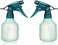 Rayson Empty Spray Bottle Refillable Container, Fine Mist Sprayer Trigger Squirt Bottle for Taming Hair, Hair styling, Watering Plants, Showering Pets (2 Pack, Green)