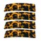 Sparkly Wide Curved Acrylic French Barrettes Shiny Acetate Tortoise Shell Hair Barrettes for Thick Hair Chic Ponytail Hair Clips for Styling Long Hair,4pcs (Dark Leopard Print)