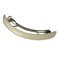 2 Pack Vivid Color Curved French Acetate Barrettes Hair Clips Metal Spring Clips Ponytail Barrette Hairstyle Hair Grip No Slip Grip Workouts Hairpins Chic Styling (White)