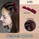 4 Pcs Velvet Braided Side Bangs Hair Barrettes Spike Alligator Duck Bill Hair Clips Duckbill Bobby Pin Chic Hair Clips for Styling Long Hair (Wine Red)
