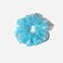 12 Pcs Shiny Mermaid Dance Cheer Organza Hair Scrunchies For Thick Hair School Performance/Sports/Party/Gymnastics Silky Scrunchie Ponytail Holder Wrist for Girls Cosplay Show (Blue)
