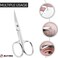 Nail Scissors for Women &amp; Men with Pouch - Manicure Gifts, Curved Toenail &amp; Fingernail Scissors
