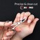 Nail Scissors for Women &amp; Men with Pouch - Manicure Gifts, Curved Toenail &amp; Fingernail Scissors
